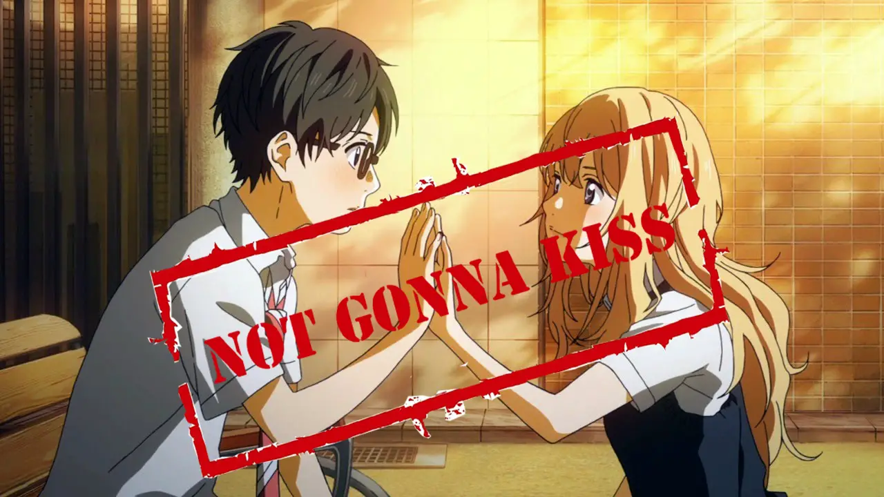 Romance Anime Love couple kissing images HD