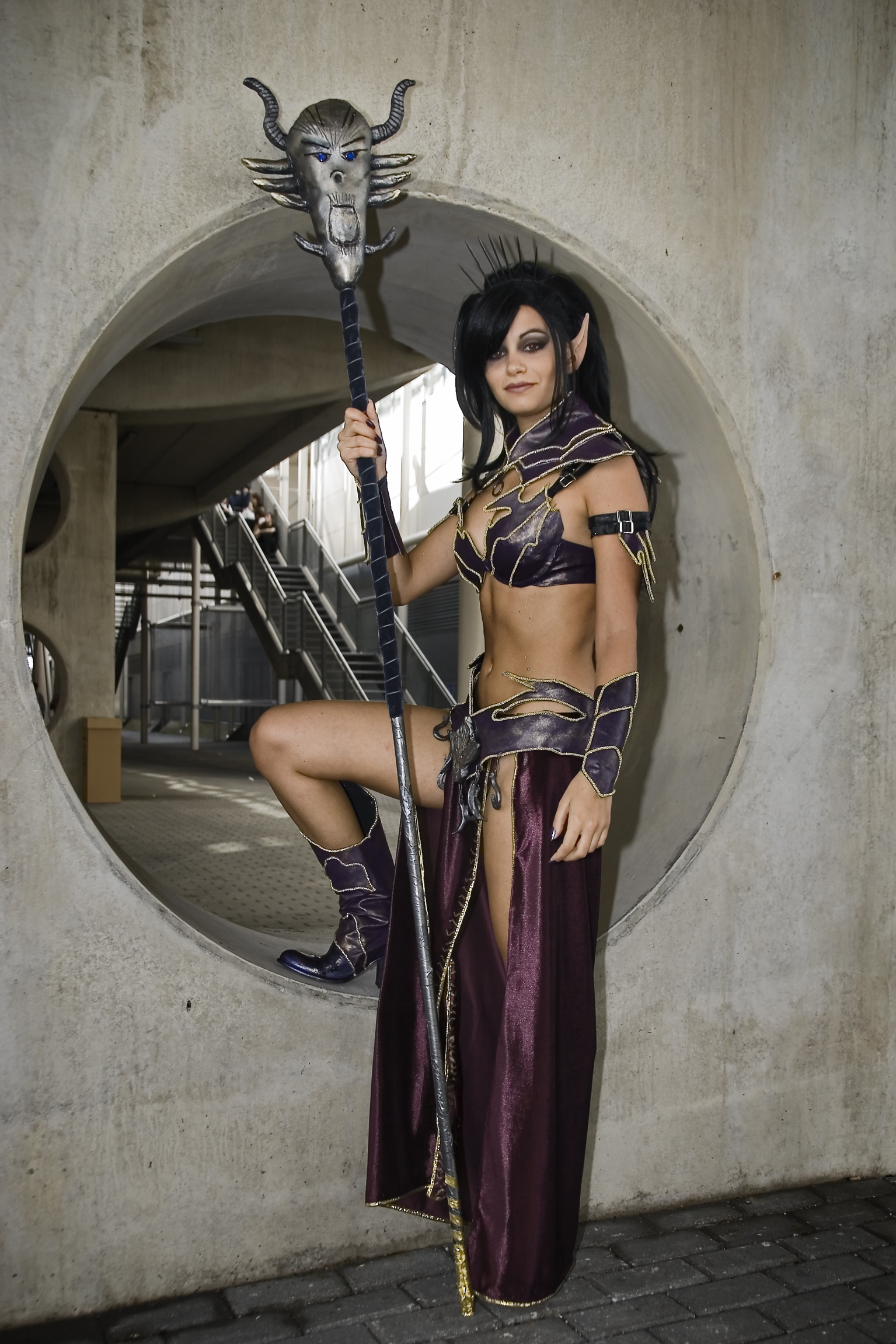 Dark Elf Sorceress Cosplay From Warhammer Online