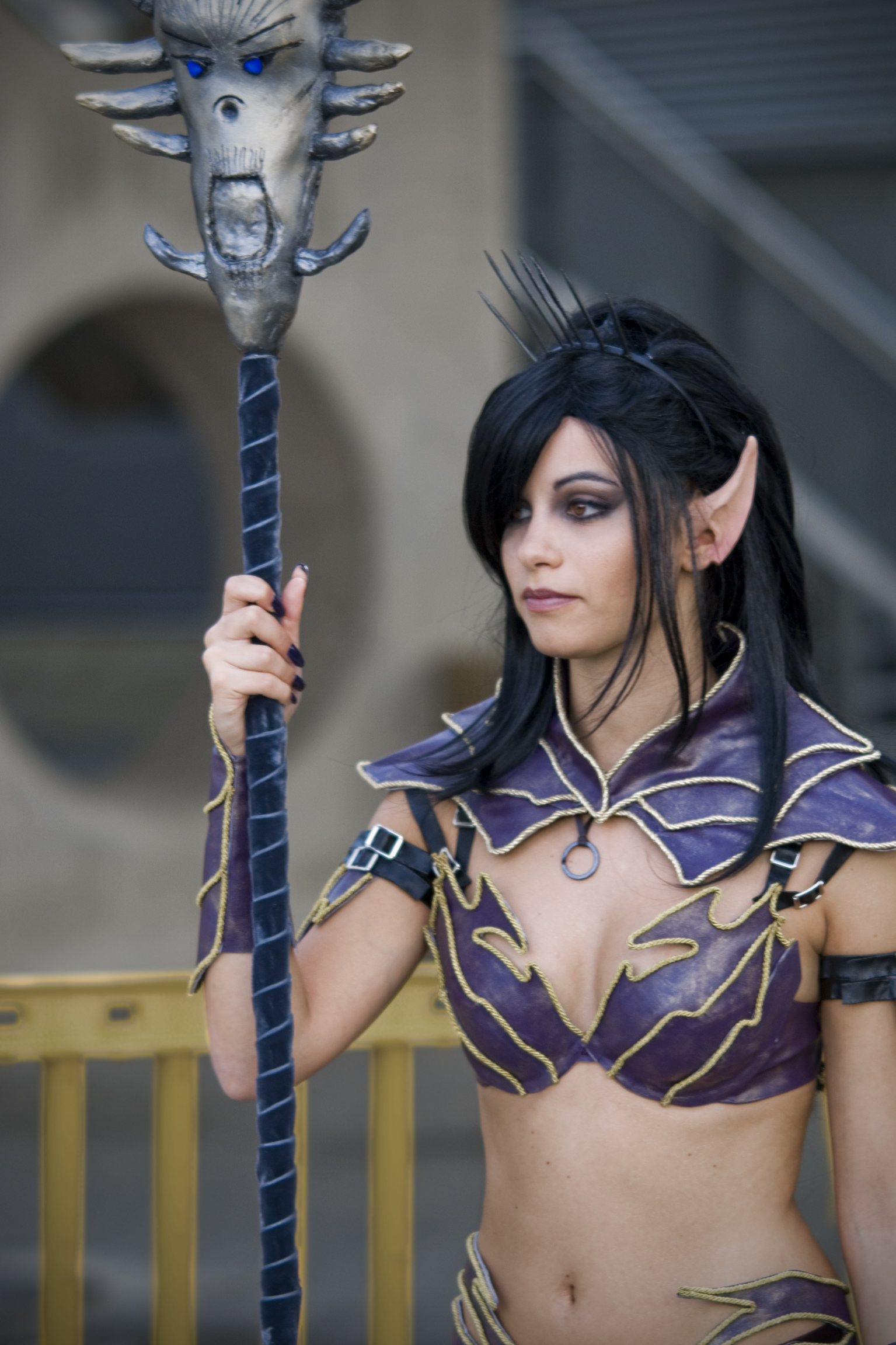 Dark Elf Sorceress Cosplay From Warhammer Online