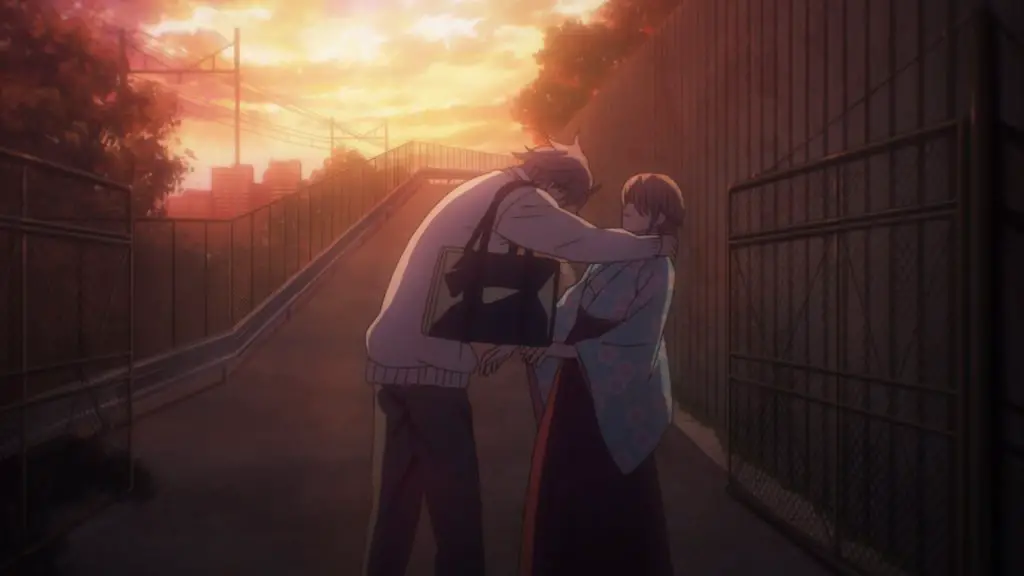 Chihayafuru 3x23 Taichi confesses his love to Chihaya. Taichi Chihaya kiss